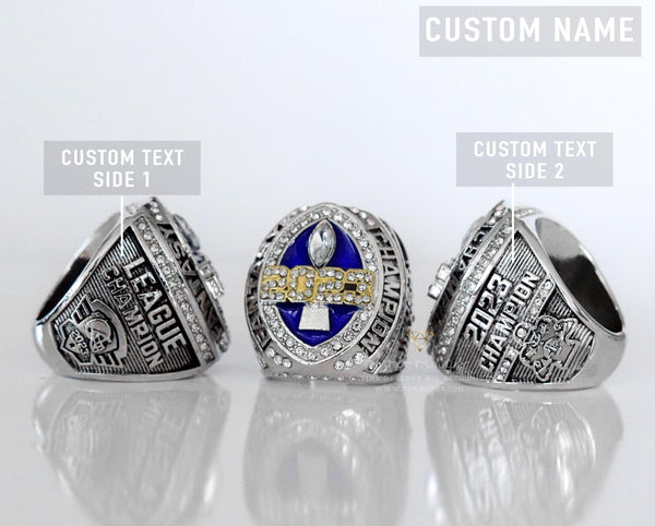 2023 FFL FANTASY Football Champion (FoxRings Exclusive) CUSTOM NAME Championship Ring (2 Custom Sides) - Fox - Rings