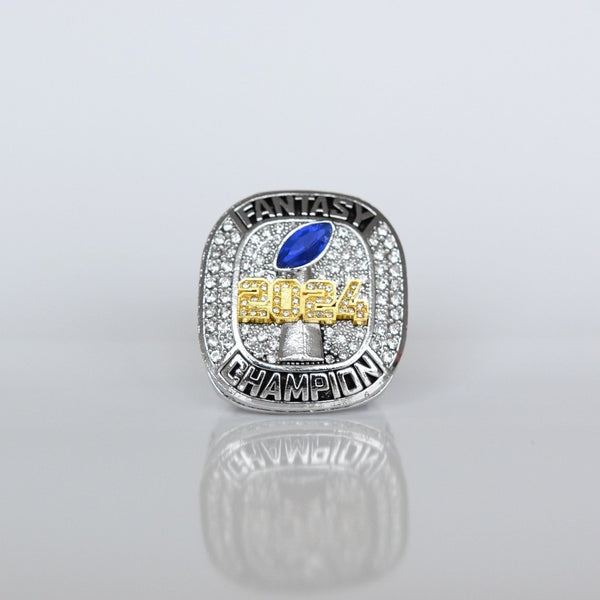 2024 Fantasy League Champion (Elite Design) CUSTOM NAME - FoxRings Exclusive - FFL Football Championship Ring - Fox - Rings