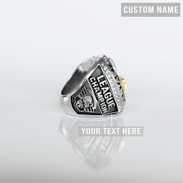 2024 FFL FANTASY Football Champion (FoxRings Exclusive) CUSTOM NAME Championship Ring (2 Custom Sides) - Fox - Rings