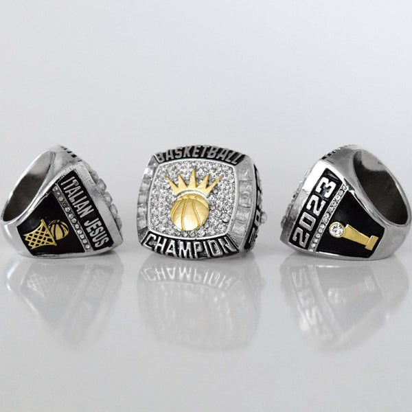 Basketball Champion Ring - CUSTOM NAME / YEAR - FoxRings Exclusive - Fox - Rings