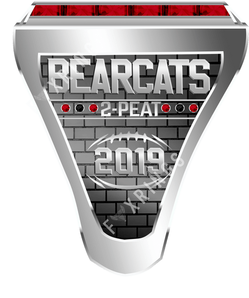 BEARCATS - 11U Football 2PEAT - Championship Ring - Fox - Rings