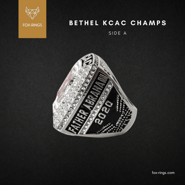 Bethel College 2020 KCAC Championship CUSTOM Ring - Fox - Rings