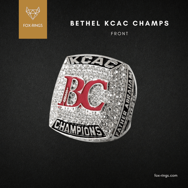 Bethel College 2020 KCAC Championship CUSTOM Ring - Fox - Rings