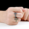 Christian Ring - Jesus Cross (316L Stainless Steel) - Fox - Rings