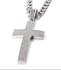 Cubic Zirconia Jesus Cross Necklace (Iced Out Tennis Chain) - Fox - Rings
