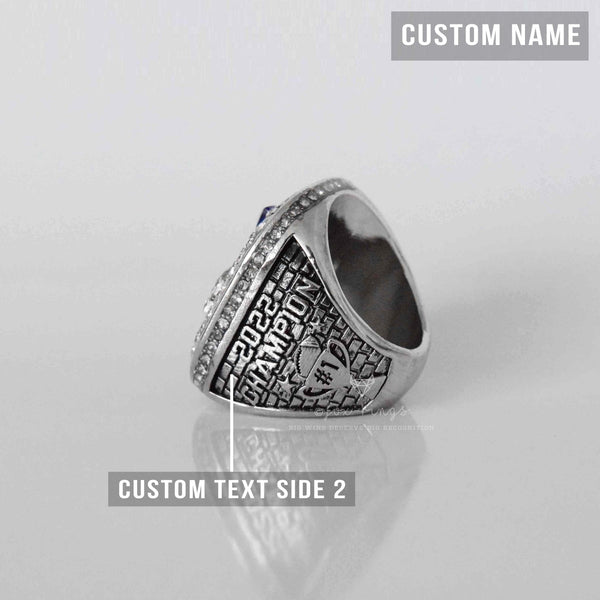 Fantasy 2022 League Champion (Elite Design) Championship Ring CUSTOM NAME (2 Custom Sides) - FoxRings Exclusive FFL Football - Fox - Rings