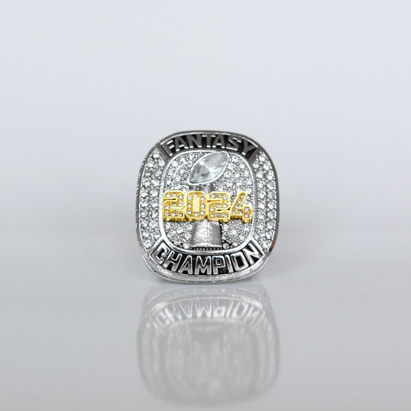 Fantasy 2024 League Champion (Elite Design) - FoxRings Exclusive - FFL Football Championship Ring - Fox - Rings