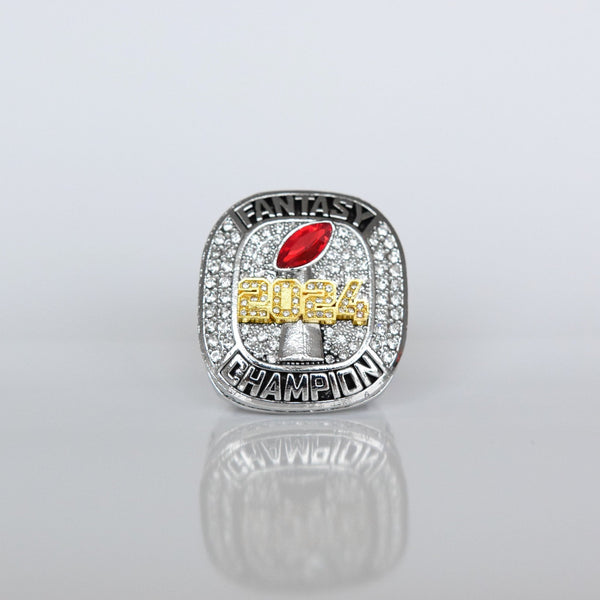 Fantasy 2024 League Champion (Elite Design) - FoxRings Exclusive - FFL Football Championship Ring - Fox - Rings