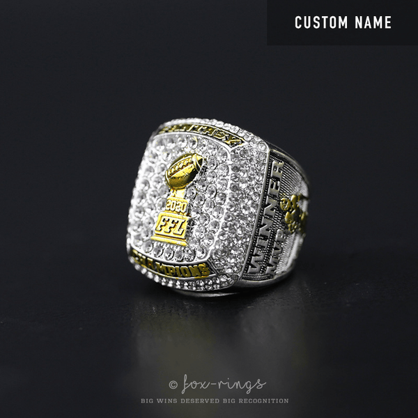 Fantasy Football League (2020) - CUSTOM NAME Championship Ring - Fox - Rings