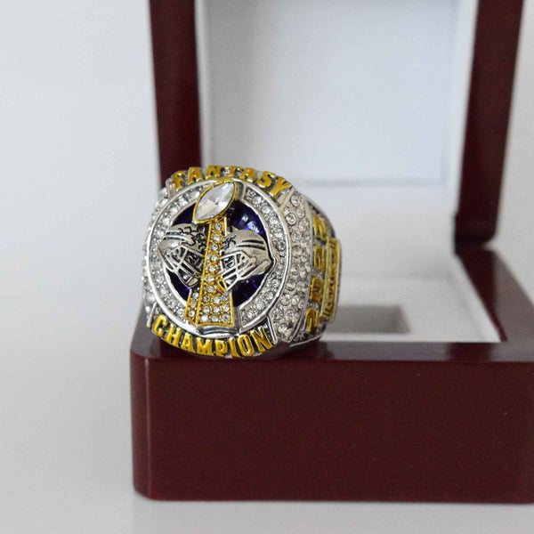 Fantasy Football League (2022) - Championship Ring (Helmets Design) - Fox - Rings