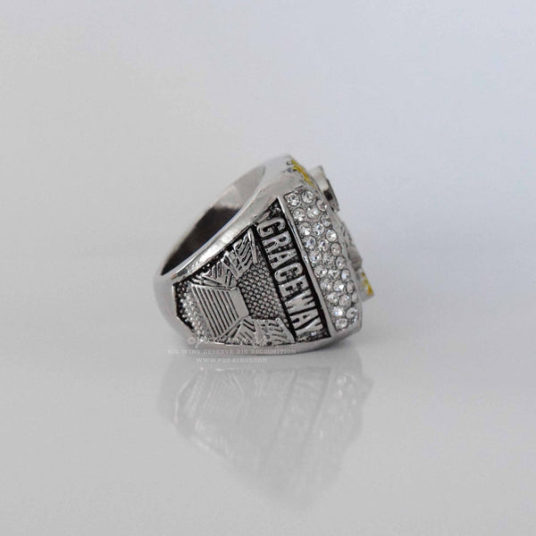 Fantasy Football League (2022) - CUSTOM NAME Championship Ring (Helmets Design) - Fox - Rings