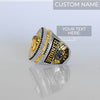 Fantasy Football League (2024) - CUSTOM NAME Championship Ring (Football Helmets Design) - Fox - Rings