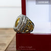 Fantasy Football League (Golden Football) - CUSTOM NAME Championship Ring (CUSTOM YEAR) - Fox - Rings