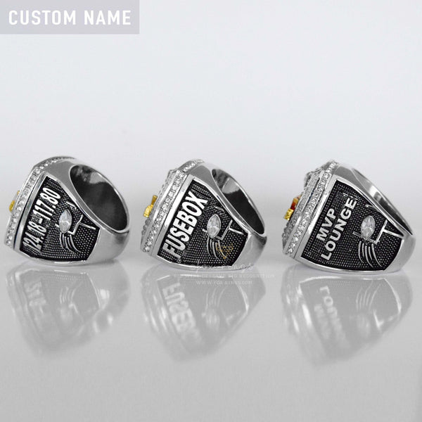 Flagship 2024 Fantasy League Champion CUSTOM NAME (2 Custom Sides) - FoxRings Exclusive - FFL Football Championship Ring - Fox - Rings