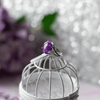 Le Enchanted Amethyst Sphere Ring - Fox - Rings