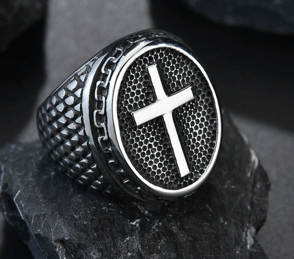 Pastor's Holy Cross Ring (Minister / Deacon / Bishop / Apostle) - Fox - Rings