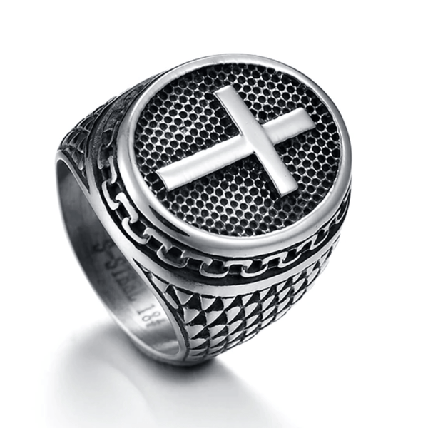 Pastor's Holy Cross Ring (Minister / Deacon / Bishop / Apostle) - Fox - Rings