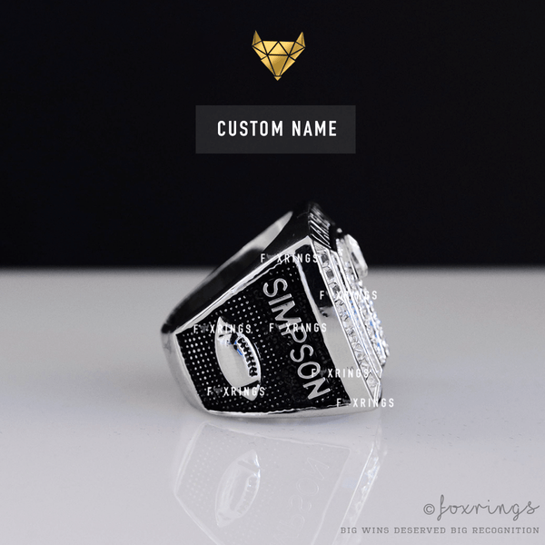 PREMIUM FFL - Fantasy Football League (2020) - CUSTOM NAME Championship Ring - Fox - Rings