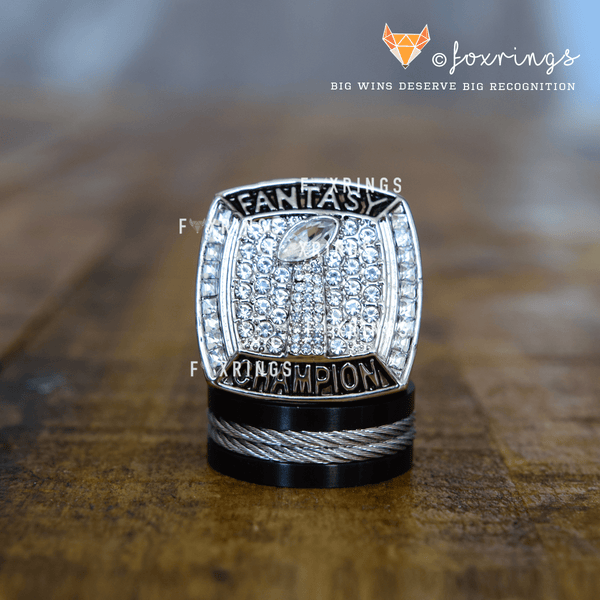 PREMIUM FFL - Fantasy Football League (2020) - CUSTOM NAME Championship Ring - Fox - Rings