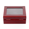 Wooden Display Box - Championship Ring Collector's Display Case - Fox - Rings