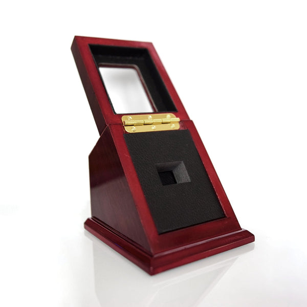 Wooden Standing Display Box (1 Slot Box) - Fox - Rings