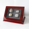 Wooden Standing Display Box - Championship Ring Collector's Display Case - Fox - Rings